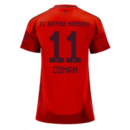 Dres Bayern Munich Kingsley Coman #11 Domaci za Žensko 2024-25 Kratak Rukav